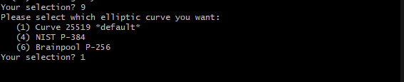 Select Elliptic Curve