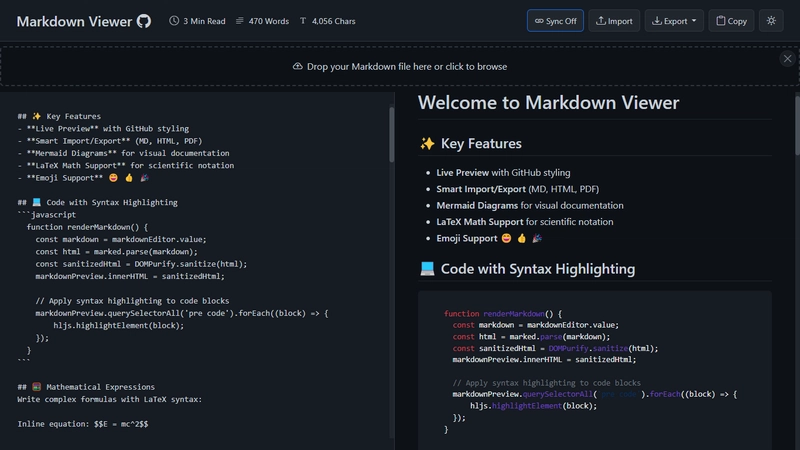 GitHub-style rendering